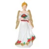 Hallmark Christmas Angels Good Cheer Ornament -Stuffed Animals Shop Angel in Red Flowers Dress Keepsake Ornament 2499QXR8267 01