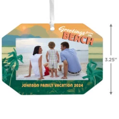 Hallmark Beach Vacation Personalized Text And Photo Metal Ornament 7 Hallmark Beach Vacation Personalized Text And Photo Metal Ornament -Stuffed Animals Shop Beach Vacation Personalized Christmas Ornament 1OFM1001B8 03