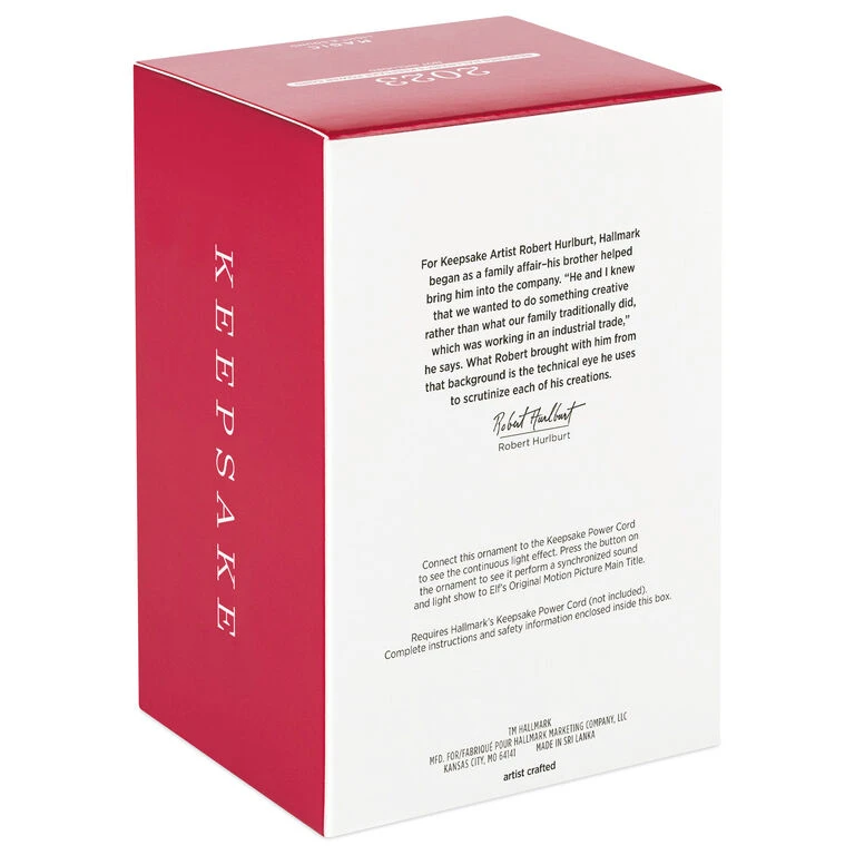 Hallmark Elf Crazy Christmas Cheer Musical Ornament With Light 7 Hallmark Elf Crazy Christmas Cheer Musical Ornament With Light - Image 5