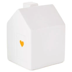 Hallmark Built To Last Ceramic House Figurine, 4" -Stuffed Animals Shop Built to Last Ceramic House Sculpture 1ERL1182 02