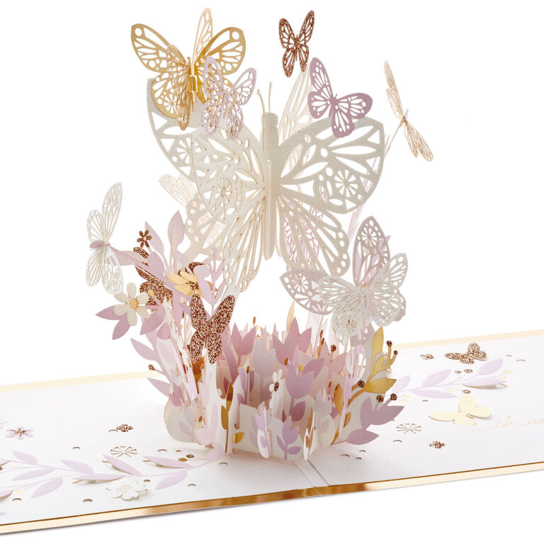 Stuffed Animals Shop 48 Stuffed Animals Shop -Stuffed Animals Shop Butterfly Flowers 3D PopUp Thinking of You Card 1299LAD9643 01 1