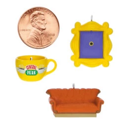 Hallmark Mini Friends Coffee Cup, Frame And Couch Ornaments, Set Of 3 15 Hallmark Mini Friends Coffee Cup, Frame And Couch Ornaments, Set Of 3 -Stuffed Animals Shop Central Perk Mug Couch Frame Keepsake Ornaments 2199QXM9257 07