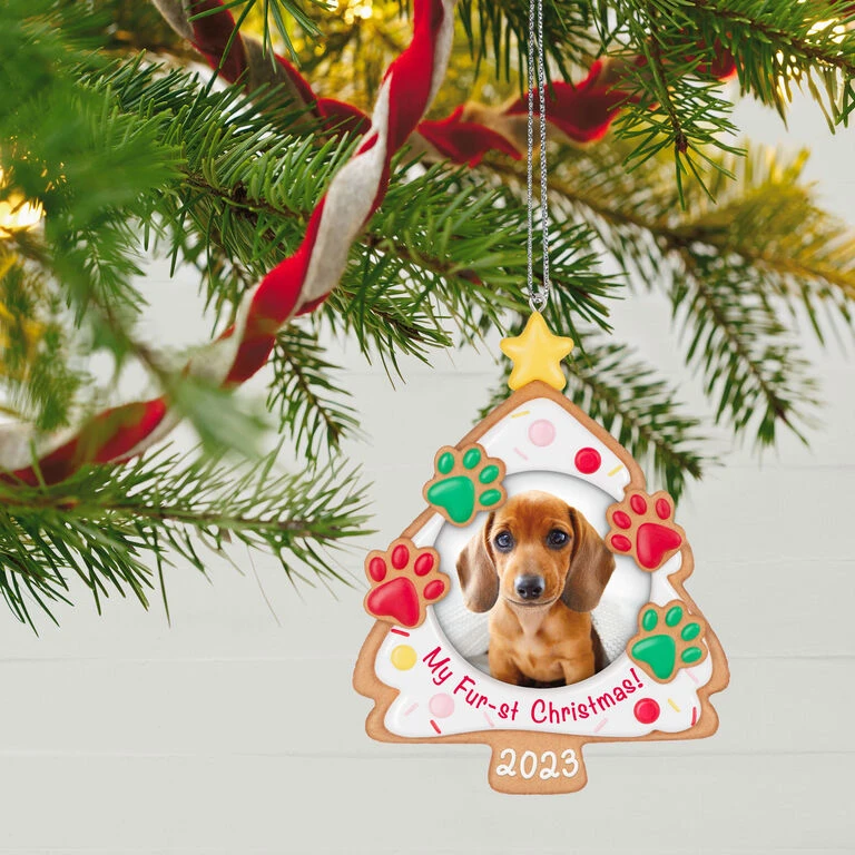 Hallmark My Fur-st Christmas 2023 Photo Frame Ornament 4 Hallmark My Fur-st Christmas 2023 Photo Frame Ornament - Image 2