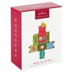 Hallmark Travel All The Way 2023 Ornament 11 Hallmark Travel All The Way 2023 Ornament -Stuffed Animals Shop Christmas Tree of Luggage Keepsake Ornament 1899QGO2907 04