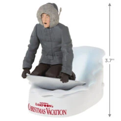 Hallmark National Lampoon's Christmas Vacation™ Don't Try This At Home, Kids! Ornament With Light And Sound 10 Hallmark National Lampoon's Christmas Vacation™ Don't Try This At Home, Kids! Ornament With Light And Sound -Stuffed Animals Shop Christmas Vacation Clark on Sled Keepsake Ornament 2499QXI6269 03