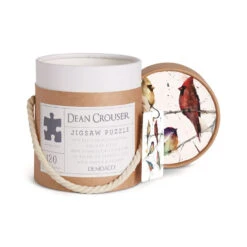 Demdaco Birds 120-Piece Puzzle -Stuffed Animals Shop Colorful Birds Jigsaw Puzzle in Canister 1004610122 03