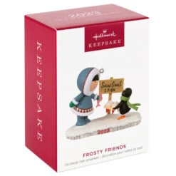 Hallmark Frosty Friends 2023 Ornament 11 Hallmark Frosty Friends 2023 Ornament -Stuffed Animals Shop Eskimo and Penguin Keepsake Ornament 1699QXR8029 04