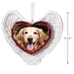 Hallmark Forever Loved Memorial Heart And Angel Wings Photo Personalized Ornament -Stuffed Animals Shop Forever Loved Memorial Heart and Angel Wings Photo Personalized Keepsake Ornament 2499QHE2119B2 03