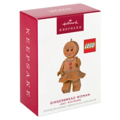Hallmark Gingerbread Woman LEGO® Minifigure Ornament -Stuffed Animals Shop Gingerbread Woman LEGO Minifig Keepsake Ornament 1699QXI7329 04