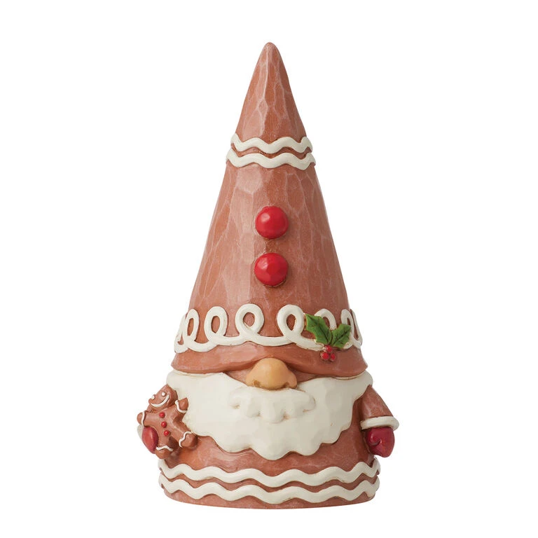 Enesco Jim Shore Gingerbread Gnome Figurine, 4.1" 3 Enesco Jim Shore Gingerbread Gnome Figurine, 4.1"