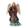 Enesco Jim Shore Holiday Manor Angel Figurine, 9.25" 1 Enesco Jim Shore Holiday Manor Angel Figurine, 9.25" -Stuffed Animals Shop Jim Shore Holiday Manor Angel Wreath Figurine 6012886 01