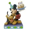 Enesco Jim Shore Mickey And Pluto Happy Birthday Pal Figurine, 6.2" 2 Enesco Jim Shore Mickey And Pluto Happy Birthday Pal Figurine, 6.2" -Stuffed Animals Shop Jim Shore Mickey and Pluto Birthday Figurine 6007058 01