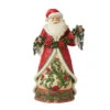 Enesco Jim Shore Santa With Poinsettia Garland Figurine, 12.2" 2 Enesco Jim Shore Santa With Poinsettia Garland Figurine, 12.2" -Stuffed Animals Shop Jim Shore Santa Claus Poinsettia Garland Figurine 6012898 01