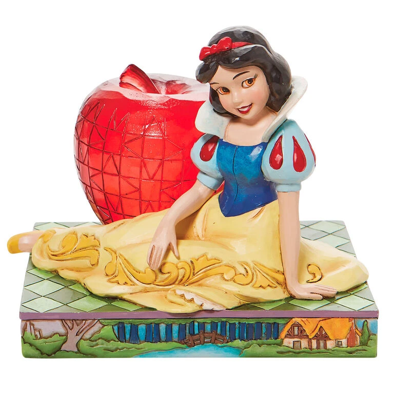 Enesco Jim Shore Disney Snow White And Apple Figurine, 4.8" 3 Enesco Jim Shore Disney Snow White And Apple Figurine, 4.8"
