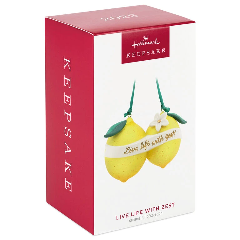 Hallmark Live Life With Zest! Porcelain Ornament 6 Hallmark Live Life With Zest! Porcelain Ornament - Image 4