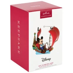 Hallmark Disney Peter Pan's Flight Off To Never Land! Ornament 11 Hallmark Disney Peter Pan's Flight Off To Never Land! Ornament -Stuffed Animals Shop Mickey Peter Pan Pirate Ship Keepsake Ornament 2199QXD6569 04