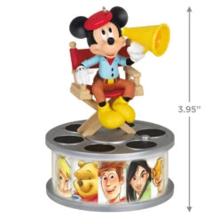 Hallmark Disney 100 Years Of Wonder Director Mickey Mouse Ornament With Light And Sound 10 Hallmark Disney 100 Years Of Wonder Director Mickey Mouse Ornament With Light And Sound -Stuffed Animals Shop Mickey in Director Chair Keepsake Ornament 2999QXD6727 03