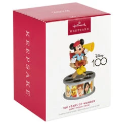Hallmark Disney 100 Years Of Wonder Director Mickey Mouse Ornament With Light And Sound 11 Hallmark Disney 100 Years Of Wonder Director Mickey Mouse Ornament With Light And Sound -Stuffed Animals Shop Mickey in Director Chair Keepsake Ornament 2999QXD6727 04