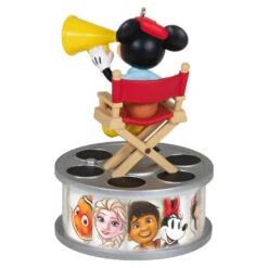 Hallmark Disney 100 Years Of Wonder Director Mickey Mouse Ornament With Light And Sound 13 Hallmark Disney 100 Years Of Wonder Director Mickey Mouse Ornament With Light And Sound -Stuffed Animals Shop Mickey in Director Chair Keepsake Ornament 2999QXD6727 06