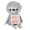 Hallmark MopTops Sloth Stuffed Animal With You Are The Best Board Book -Stuffed Animals Shop MopTops Plush Sloth Stuffed Animal and Board Book 1KID2083 01