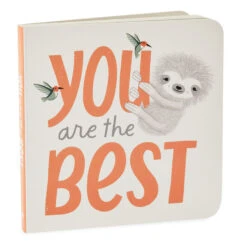 Hallmark MopTops Sloth Stuffed Animal With You Are The Best Board Book -Stuffed Animals Shop MopTops Plush Sloth Stuffed Animal and Board Book 1KID2083 04