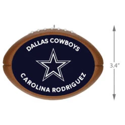 Hallmark NFL Football Dallas Cowboys Text Personalized Ornament -Stuffed Animals Shop NFL Football Dallas Cowboys Text Personalized Ornament 2499QHE1985B3 03