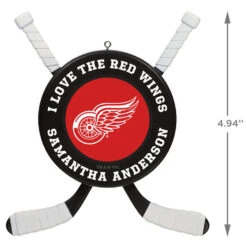 NHL Hockey Personalized Ornament, Detroit Red Wings® -Stuffed Animals Shop NHLHockey Personalized Ornament Detroit Red Wings 2499QHE1925B10 03