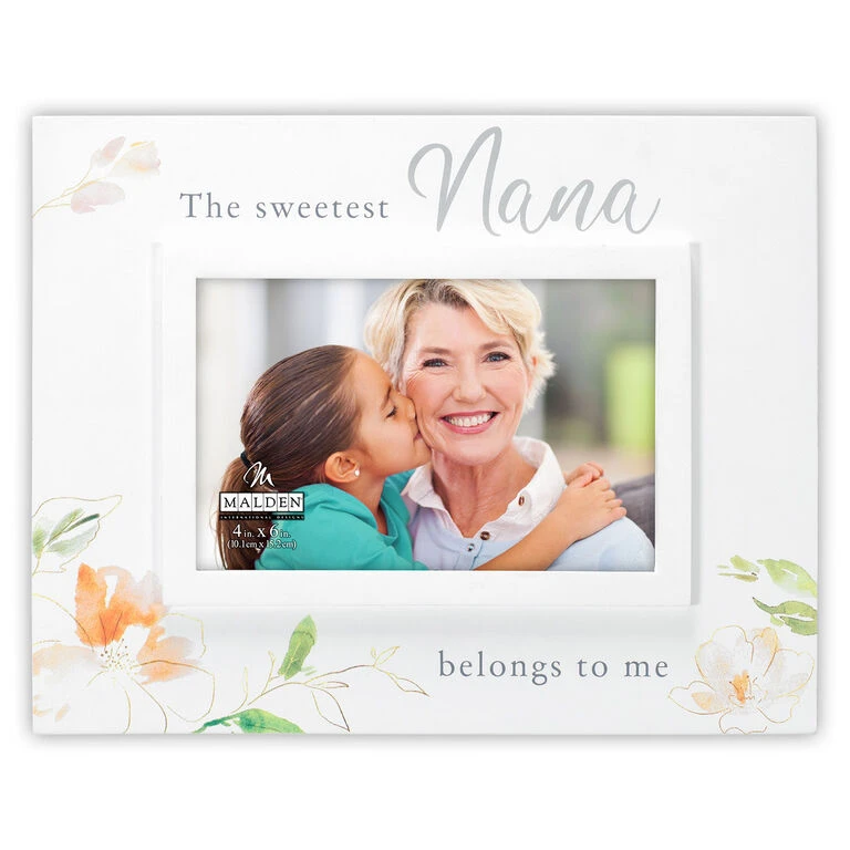 Malden The Sweetest Nana Floral Picture Frame, 4x6 3 Malden The Sweetest Nana Floral Picture Frame, 4x6