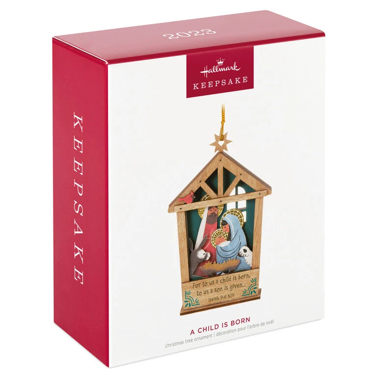 Hallmark A Child Is Born Nativity Papercraft Ornament 6 Hallmark A Child Is Born Nativity Papercraft Ornament - Image 4