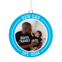 Stuffed Animals Shop 10 Hallmark New Dad Personalized Text And Photo Ceramic Ornament