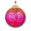 Hallmark Keepsake Ornament 50th Anniversary Christmas Commemorative Special Edition Glass And Metal Ornament 2 Hallmark Keepsake Ornament 50th Anniversary Christmas Commemorative Special Edition Glass And Metal Ornament -Stuffed Animals Shop Red Ball 50th Anniversary Keepsake Ornament 2499QGO2987 01