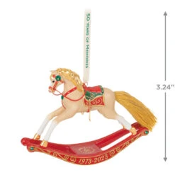Hallmark 50 Years Of Memories Rocking Horse Special Edition Porcelain Ornament 10 Hallmark 50 Years Of Memories Rocking Horse Special Edition Porcelain Ornament -Stuffed Animals Shop Rocking Horse 50 Years Keepsake Ornament 2599QGO2507 03