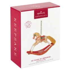 Hallmark 50 Years Of Memories Rocking Horse Special Edition Porcelain Ornament 11 Hallmark 50 Years Of Memories Rocking Horse Special Edition Porcelain Ornament -Stuffed Animals Shop Rocking Horse 50 Years Keepsake Ornament 2599QGO2507 04