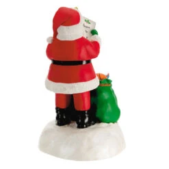 Hallmark Checking It Twice Ornament With Light And Sound 13 Hallmark Checking It Twice Ornament With Light And Sound -Stuffed Animals Shop Santa Checking His List Keepsake Ornament 2999QGO2657 06