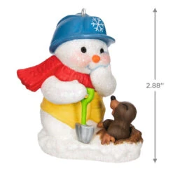 Hallmark Snow Buddies 2023 Ornament -Stuffed Animals Shop Snowman and Gopher Keepsake Ornament 1799QXR8037 03