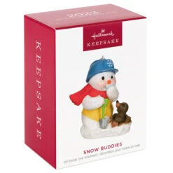 Hallmark Snow Buddies 2023 Ornament -Stuffed Animals Shop Snowman and Gopher Keepsake Ornament 1799QXR8037 04