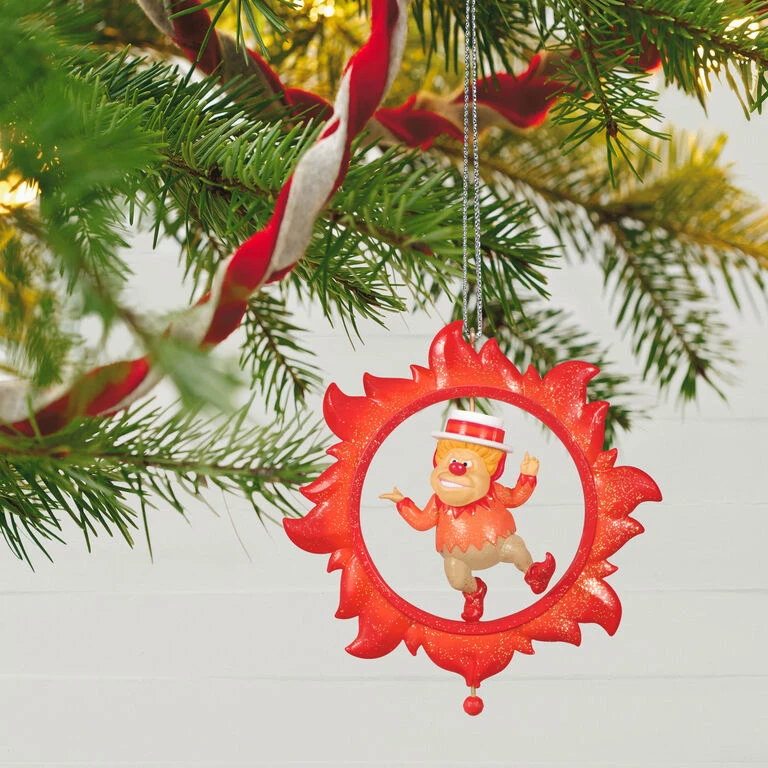 Hallmark The Year Without A Santa Claus™ Spinning Heat Miser Ornament 4 Hallmark The Year Without A Santa Claus™ Spinning Heat Miser Ornament - Image 2