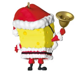 Hallmark Nickelodeon SpongeBob SquarePants Santa Ornament -Stuffed Animals Shop SpongeBob Santa Keepsake Ornament 1899QXI7367 06