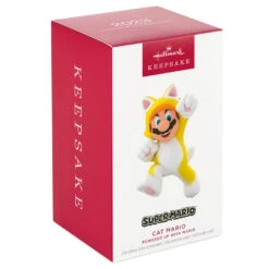 Hallmark Nintendo Super Mario™ Powered Up With Mario Cat Ornament 11 Hallmark Nintendo Super Mario™ Powered Up With Mario Cat Ornament -Stuffed Animals Shop Super Mario Cat Keepsake Ornament 1899QXR8199 04
