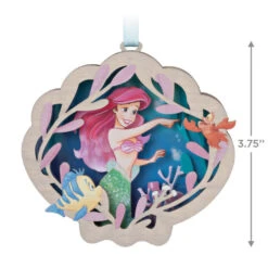 Hallmark Disney The Little Mermaid Ariel And Friends Papercraft Ornament 10 Hallmark Disney The Little Mermaid Ariel And Friends Papercraft Ornament -Stuffed Animals Shop The Little Mermaid and Friends Keepsake Ornament 1999QXD6579 03