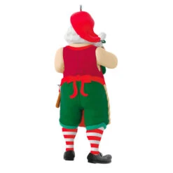 Hallmark Toymaker Santa Surprise Mystery Ornament 18 Hallmark Toymaker Santa Surprise Mystery Ornament -Stuffed Animals Shop Toymaker Santa Holding Stocking Keepsake Ornament 1999QGO2967 08