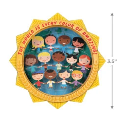 Hallmark UNICEF Every Color Of Amazing Papercraft Ornament -Stuffed Animals Shop UNICEF Children of World Keepsake Ornament 1999QXI7497 03