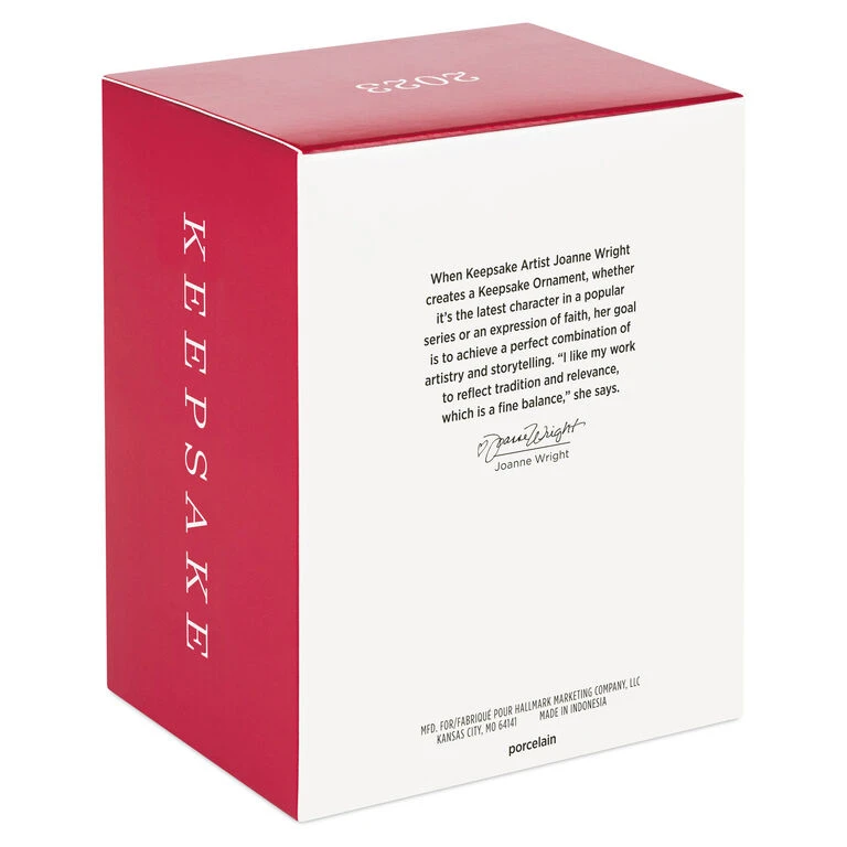 Hallmark Vintage Angel Porcelain Ornament 7 Hallmark Vintage Angel Porcelain Ornament - Image 5