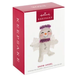Hallmark Snow Angel Ornament 11 Hallmark Snow Angel Ornament -Stuffed Animals Shop White and Pink Glittery Snow Angel Keepsake Ornament 1399QGO2749 04