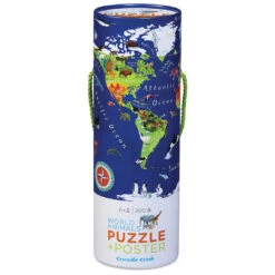 Stuffed Animals Shop 41 Crocodile Creek World Animals 200-Piece Puzzle And Poster Set