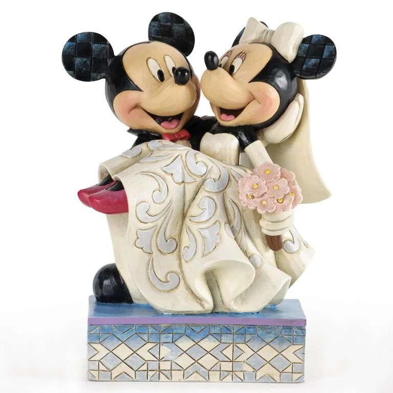 Enesco Congratulations, Mickey & Minnie Wedding Figurine 3 Enesco Congratulations, Mickey & Minnie Wedding Figurine