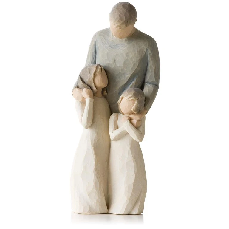 Willow Tree® My Girls Fatherhood Figurine 3 Willow Tree® My Girls Fatherhood Figurine
